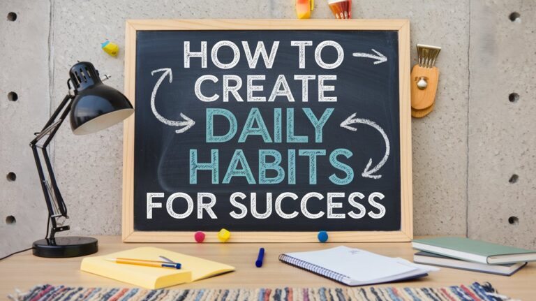 How to Create Daily Habits for Success? Hacks Lifestyle