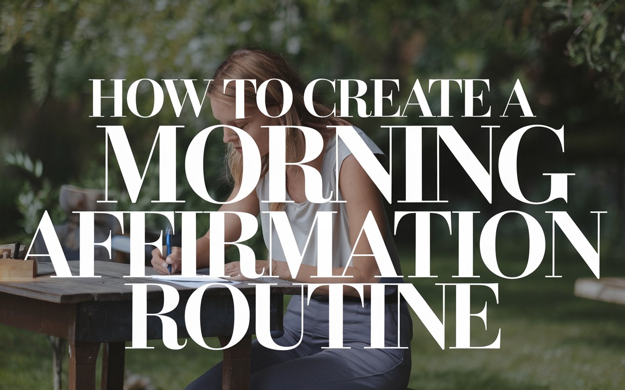 How to Create a Morning Affirmation Routine | Hacks lifestyle