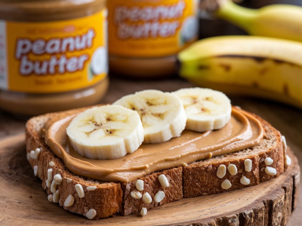 Peanut Butter and Banana Toast