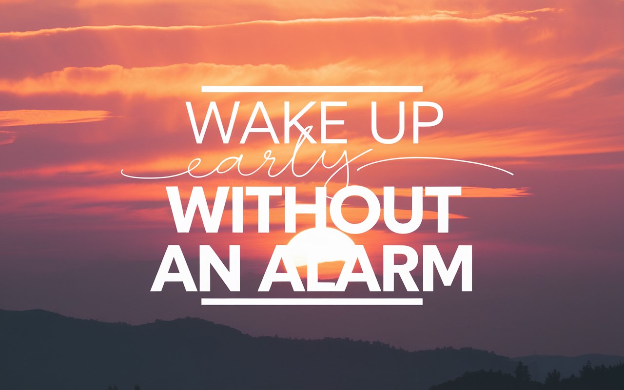 Wake Up Early Without an Alarm | Hacks Lifestyle