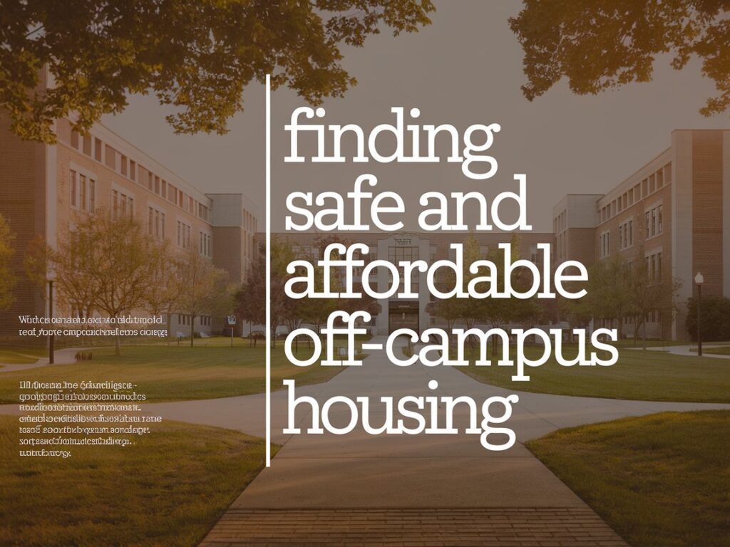 Finding Safe and Affordable Off-Campus Housing