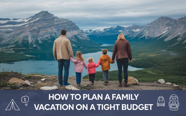 How to Plan A FAMILY VACATION on a TIGHT BUDGET