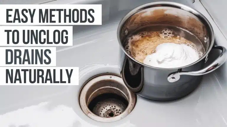 Easy Methods to Unclog Drains Naturally | Hacks Lifestyle