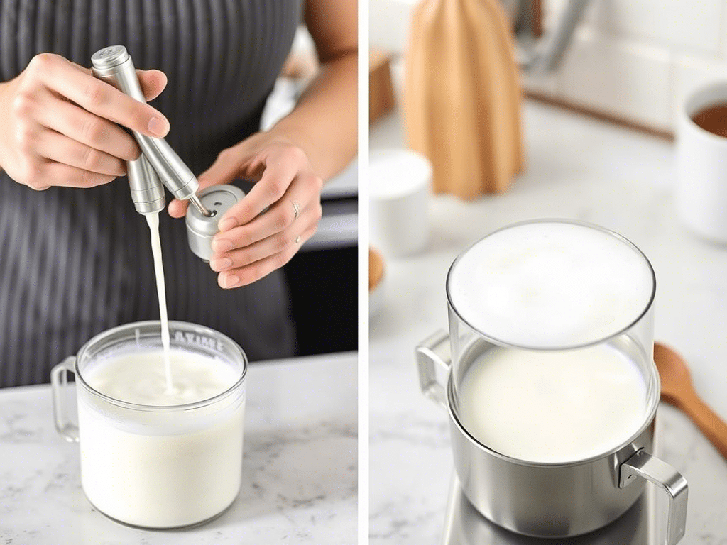 How to Froth Milk at Home Without an Espresso Machine