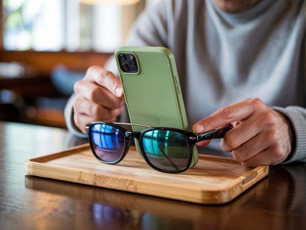Hack #1: DIY Phone Holder Using Sunglasses