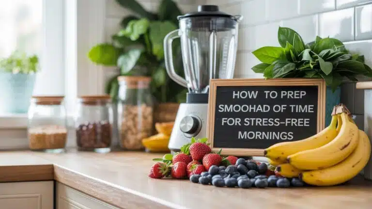 How to Prep Smoothies Ahead of Time for Stress-Free Mornings