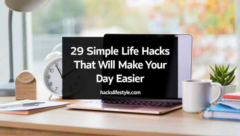 29 Simple Life Hacks That Will Make Your Day Easier " Hacks lifestyle