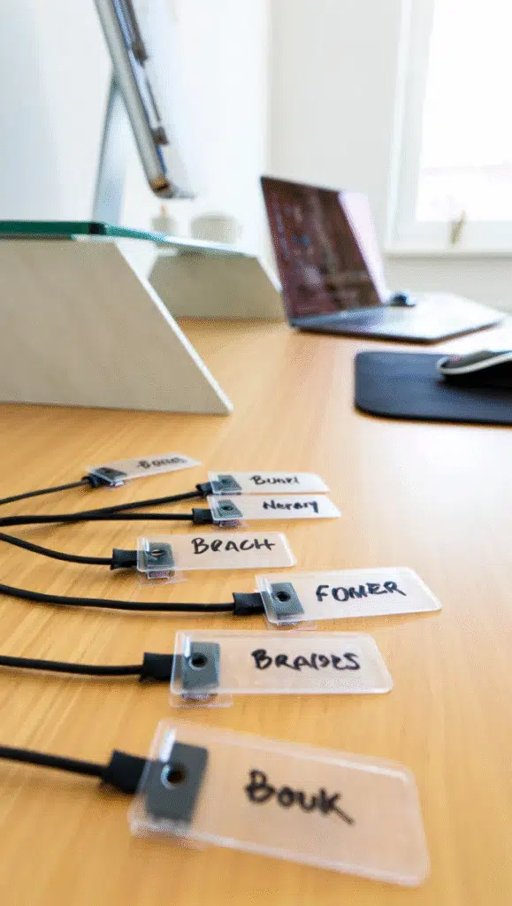 Use Bread Tags to Label Cables