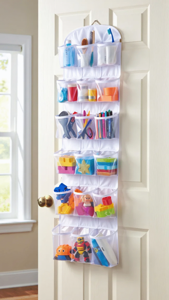 Use a Shoe Organizer for Miscellaneous Items