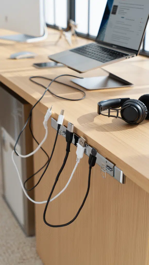 Use Binder Clips to Organize Cables
