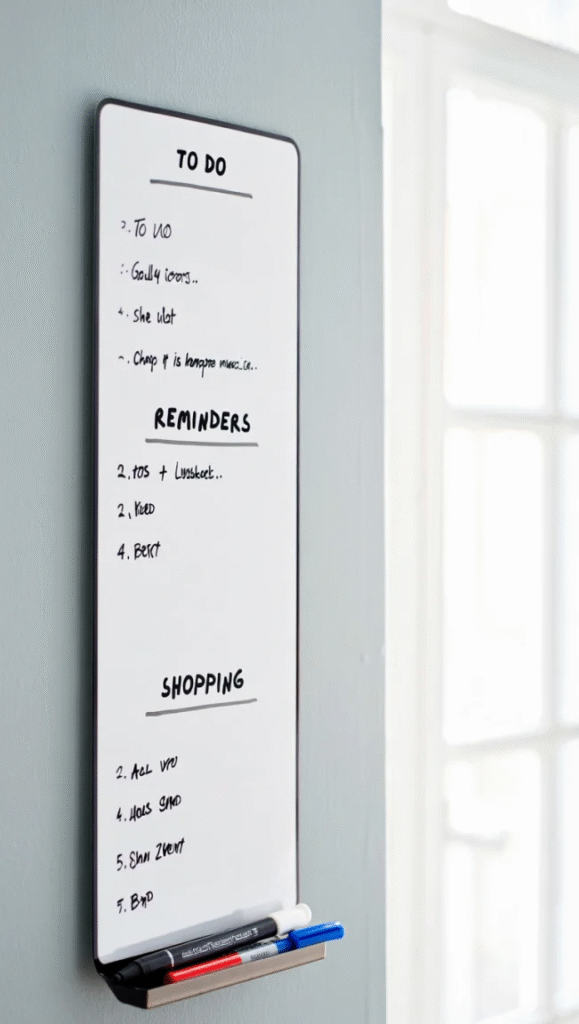 Use a Dry-Erase Board for Daily Notes