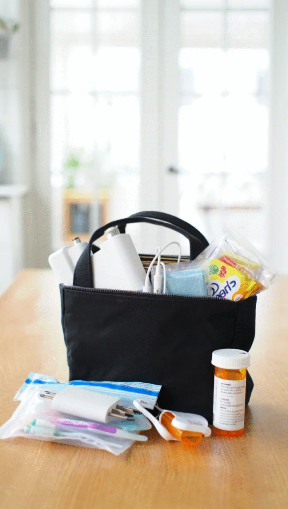 Keep a “Go Bag” for Essentials