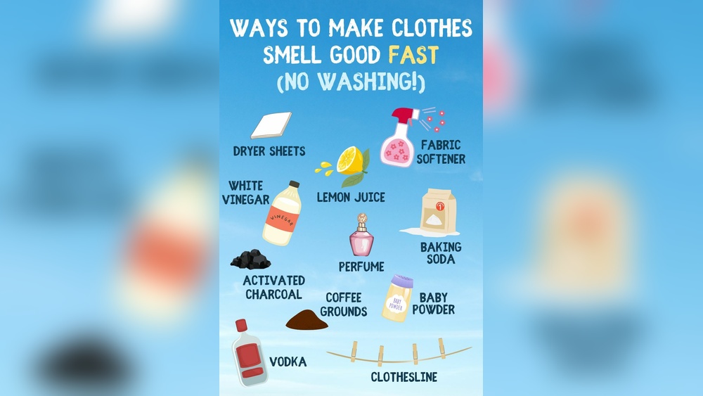 How to Remove Sweat Smell from Clothes Without Washing